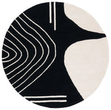 Safavieh Rodeo Drive 6'-0" x 6'-0" Rug in Black / Ivory
