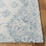 Safavieh Micro-Loop 4'-0" x 6'-0" Rug in Ivory / Blue