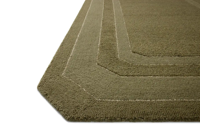 Loloi Clayton CLN-01 Olive Rug - rug corner