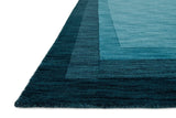 Loloi Hamilton Hm-01 Teal Rug - rug corner