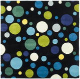 Safavieh Soho 6'-0" x 6'-0" Rug in Black / Multi