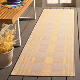 Safavieh Courtyard 2'-3" x 8'-0" Rug in Gold / Beige