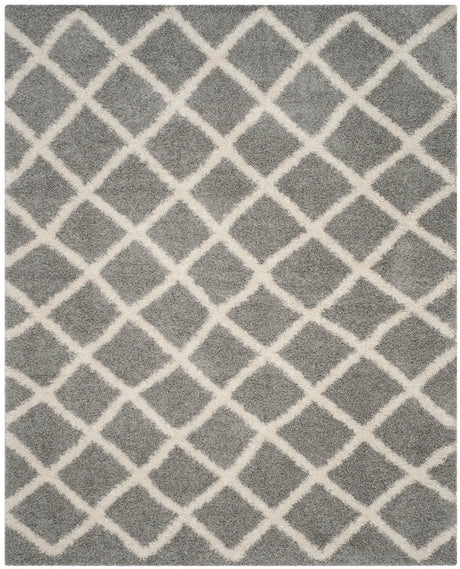 Safavieh Sgd-Dallas Shag 10'-0" x 14'-0" Rug in Grey / Ivory