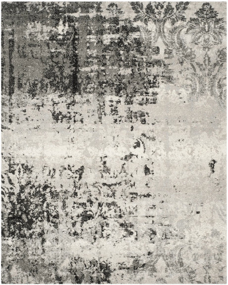 Safavieh Retro 10'-0" x 14'-0" Rug in Light Grey / Grey