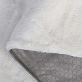 Safavieh Faux Fur Rug 3'-0" x 5'-0" Rug in Ivory