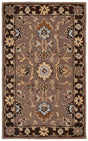 Safavieh Anatolia 3'-0" x 5'-0" Rug in Grey / Dark Grey