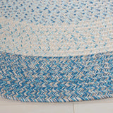 Safavieh Braided 5'-0" x 5'-0" Rug in Blue / Aqua