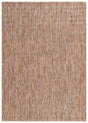 Safavieh Courtyard 4'-0" x 5'-7" Rug in Dark Grey / Rust