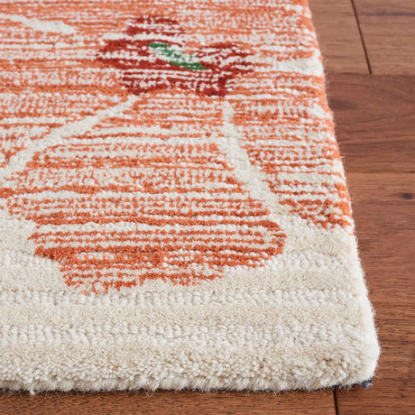 Safavieh Jardin 4'-0" x 6'-0" Rug in Ivory / Red