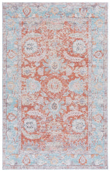 Safavieh Tucson 4'-0" x 6'-0" Rug in Turquoise / Rust