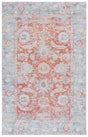 Safavieh Tucson 4'-0" x 6'-0" Rug in Turquoise / Rust