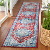Safavieh Brentwood 2'-0" x 9'-0" Rug in Blue / Red