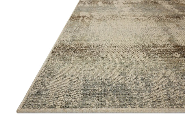 Loloi Saylor SAY-08 Smoke / Ivory Rug - rug corner