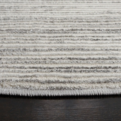 Safavieh Whisper 6'-7" x 6'-7" Rug in Light Grey / Ivory