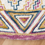Safavieh Aspen 7'-0" x 7'-0" Rug in Ivory / Rust
