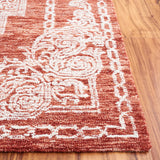 Safavieh Metro 4'-0" x 6'-0" Rug in Rust / Ivory