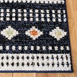 Safavieh Adirondack 4'-0" x 6'-0" Rug in Black / Ivory
