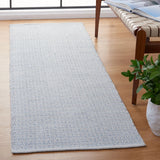 Safavieh Montauk 2'-3" x 7'-0" Rug in Ivory / Light Blue