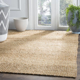 Safavieh Natural Fiber 4'-0" x 6'-0" Rug in Light Blue / Natural