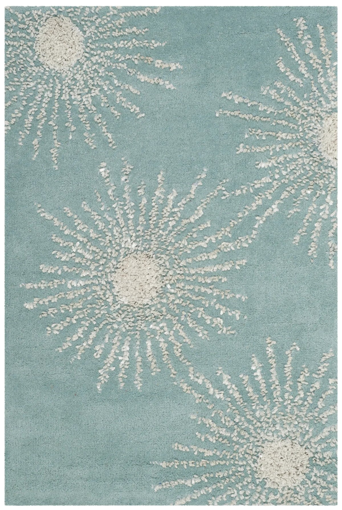 Safavieh Soho 2'-0" x 3'-0" Rug in Light Teal / Multi