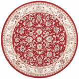Safavieh Chelsea 5'-6" x 5'-6" Rug in Burgundy / Ivory