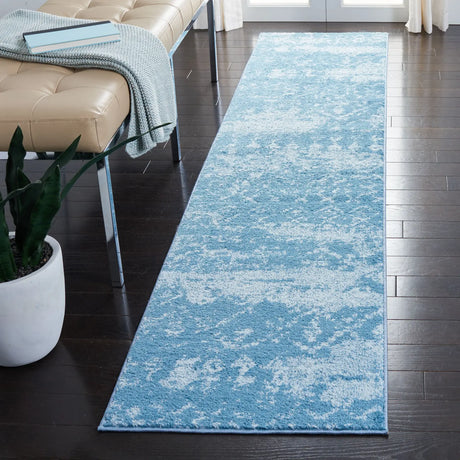Safavieh Tulum 2'-0" x 9'-0" Rug in Turquoise / Blue