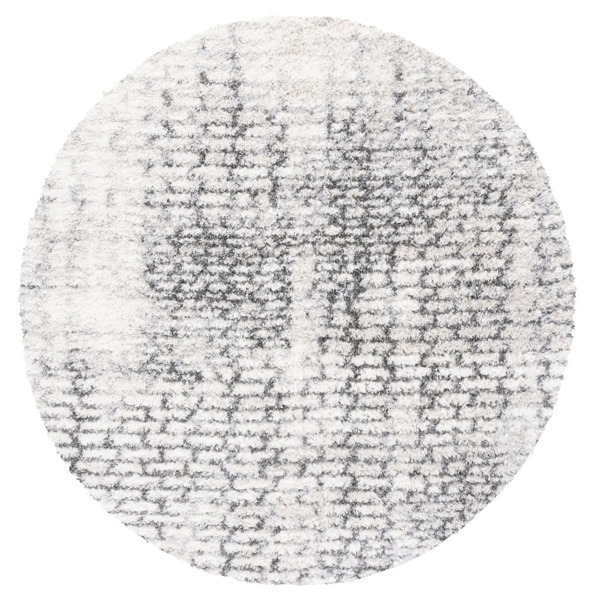 Safavieh Berber Shag 6'-7" x 6'-7" Rug in Charcoal / Grey