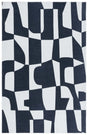 Safavieh Malibu 4'-0" x 6'-0" Rug in Ivory / Black