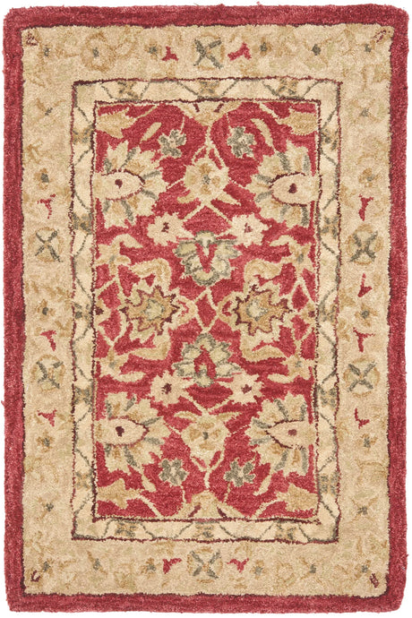 Safavieh Anatolia 2'-0" x 3'-0" Rug in Red / Ivory