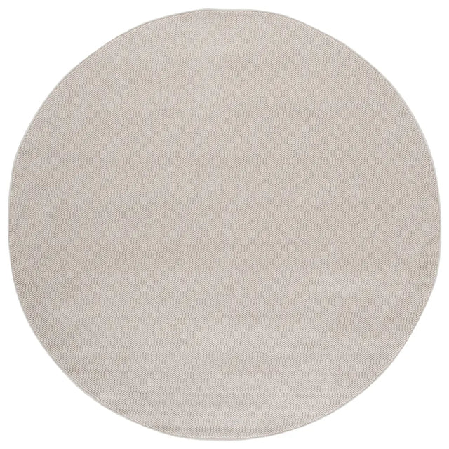 Safavieh Highland Plain 6'-7" x 6'-7" Rug in Light Beige / Ivory