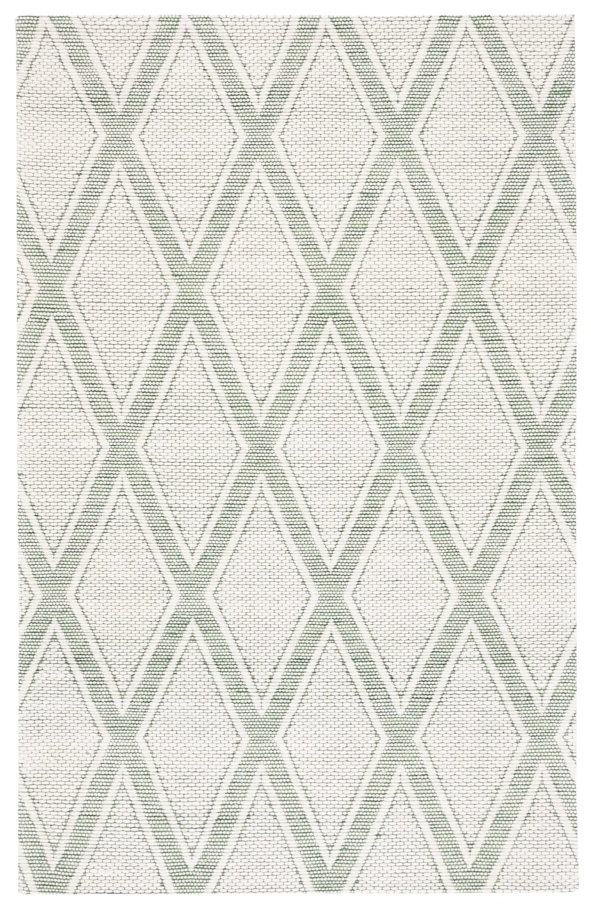 Safavieh Marbella 4'-0" x 6'-0" Rug in Green / Ivory