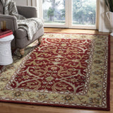 Safavieh Heritage 4'-0" x 6'-0" Rug in Red / Gold