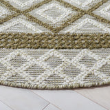Safavieh Vermont 6'-0" x 6'-0" Rug in Ivory / Dark Green