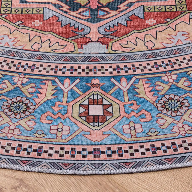 Safavieh Arizona 6'-0" x 6'-0" Rug in Rust / Blue