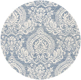 Safavieh Micro-Loop 5'-0" x 5'-0" Rug in Blue / Ivory
