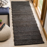 Safavieh Natural Fiber 2'-3" x 10'-0" Rug in Charcoal