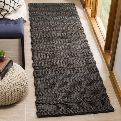 Safavieh Natural Fiber 2'-3" x 10'-0" Rug in Charcoal