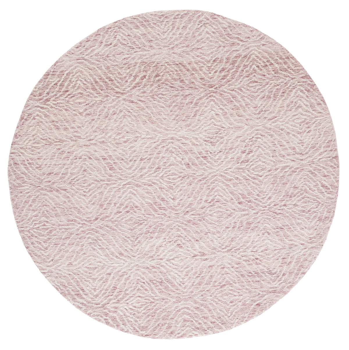 Safavieh Metro 6'-0" x 6'-0" Rug in Dark Pink / Ivory