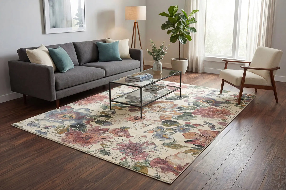 Dynamic Rugs Eclipse 63528 Beige / Multi Rugs - Room