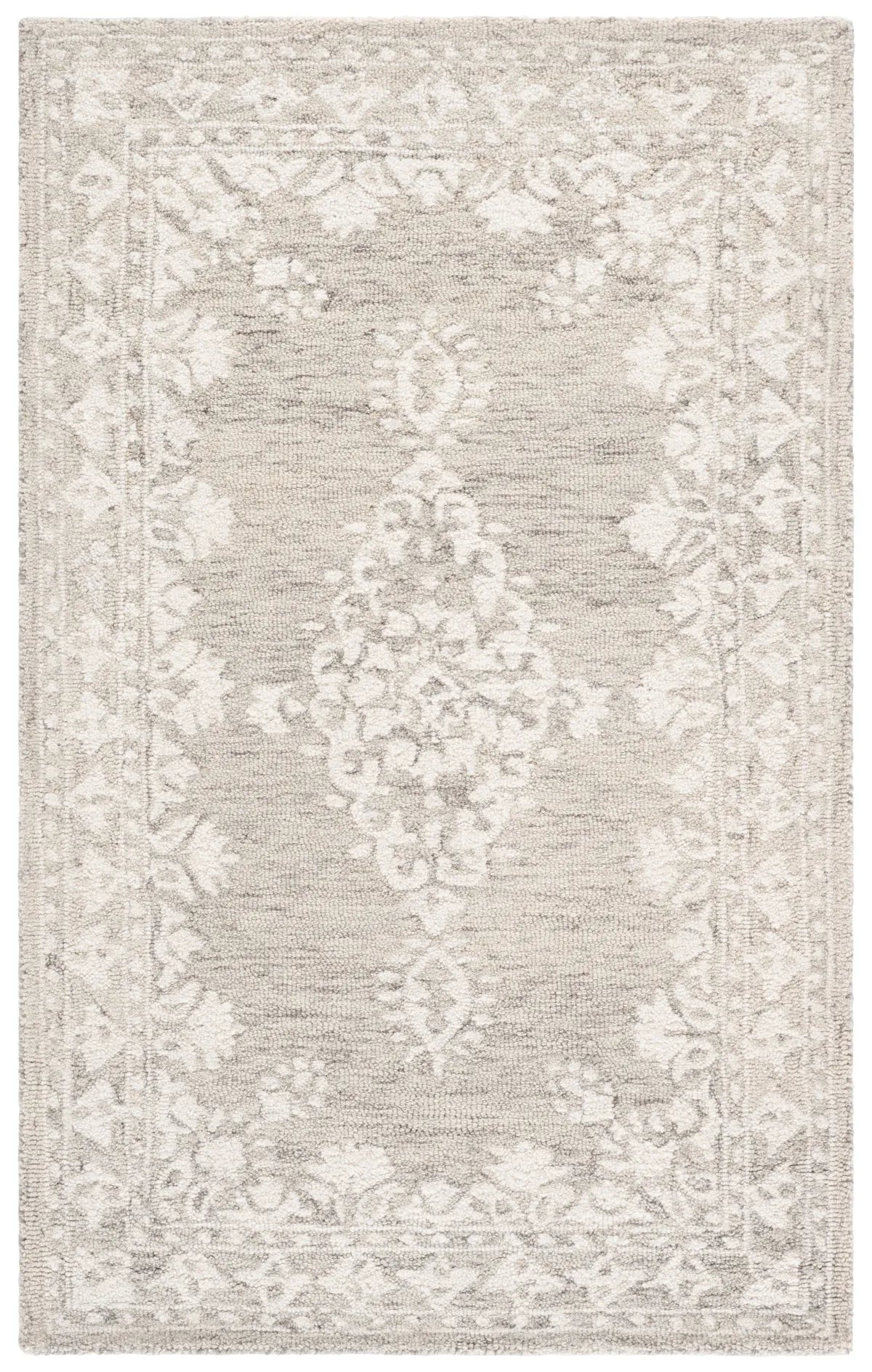 Safavieh Ebony 3'-0" x 5'-0" Rug in Grey / Ivory