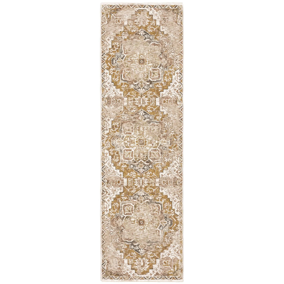 Oriental Weavers Sphinx Maharaja 661C1 Gold/Brown Rugs - runner