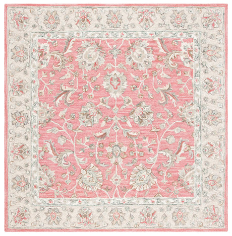 Safavieh Glamour 6'-0" x 6'-0" Rug in Pink / Beige