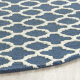 Safavieh Cambridge 6'-0" x 6'-0" Rug in Navy / Ivory