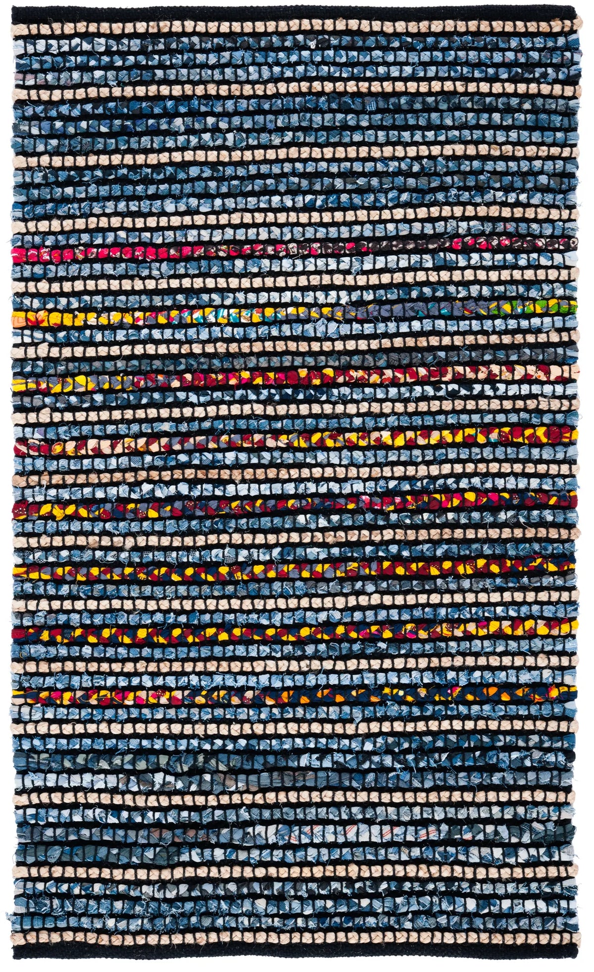 Safavieh Cape Cod 3'-0" x 5'-0" Rug in Natural / Blue