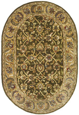 Safavieh Classic 4'-6" x 6'-6" Rug in Olive / Camel