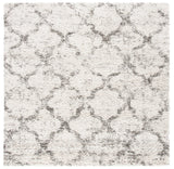 Safavieh Hudson Shag 7'-0" x 7'-0" Rug in Ivory / Grey