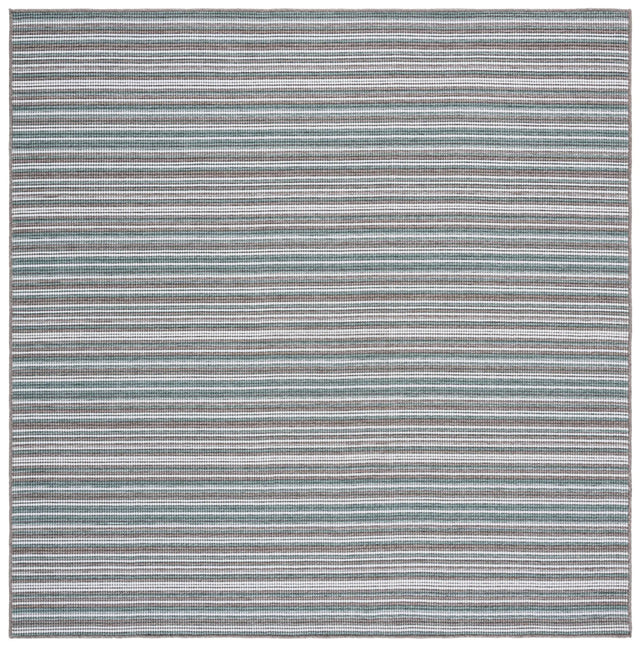 Safavieh Escape 600 6'-7" x 6'-7" Rug in Green / Brown