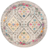 Safavieh Madison 5'-0" x 5'-0" Rug in Grey / Yellow
