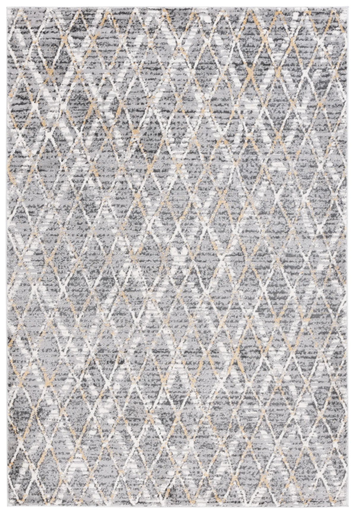 Safavieh Lagoon 4'-0" x 6'-0" Rug in Grey / Gold