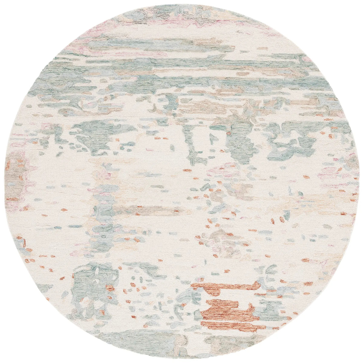 Safavieh Metro 6'-0" x 6'-0" Rug in Ivory / Green
